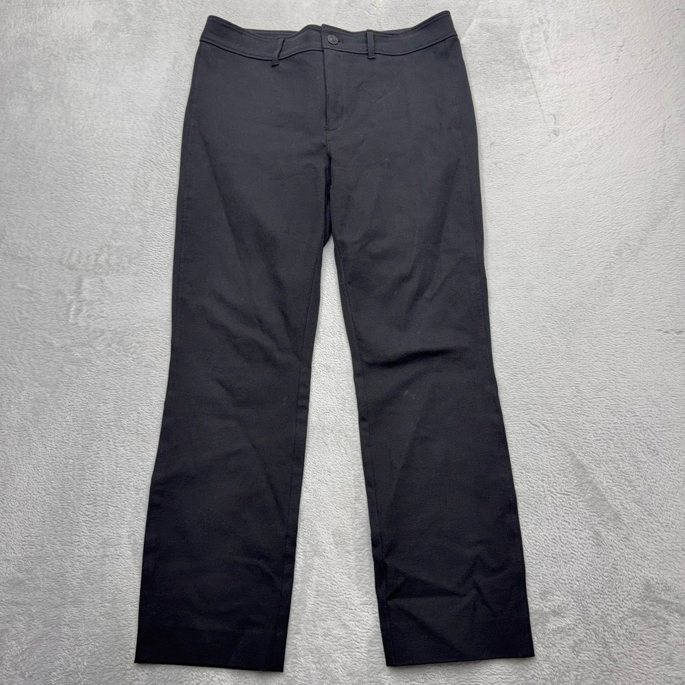 AYR Daily Dose Pants Womens 29 Black Straight Leg Stretch Trousers